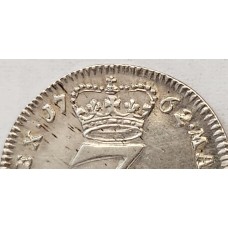 GREAT BRITAIN UK 1762/1 . THREEPNCE . VARIETY . OVERDATE